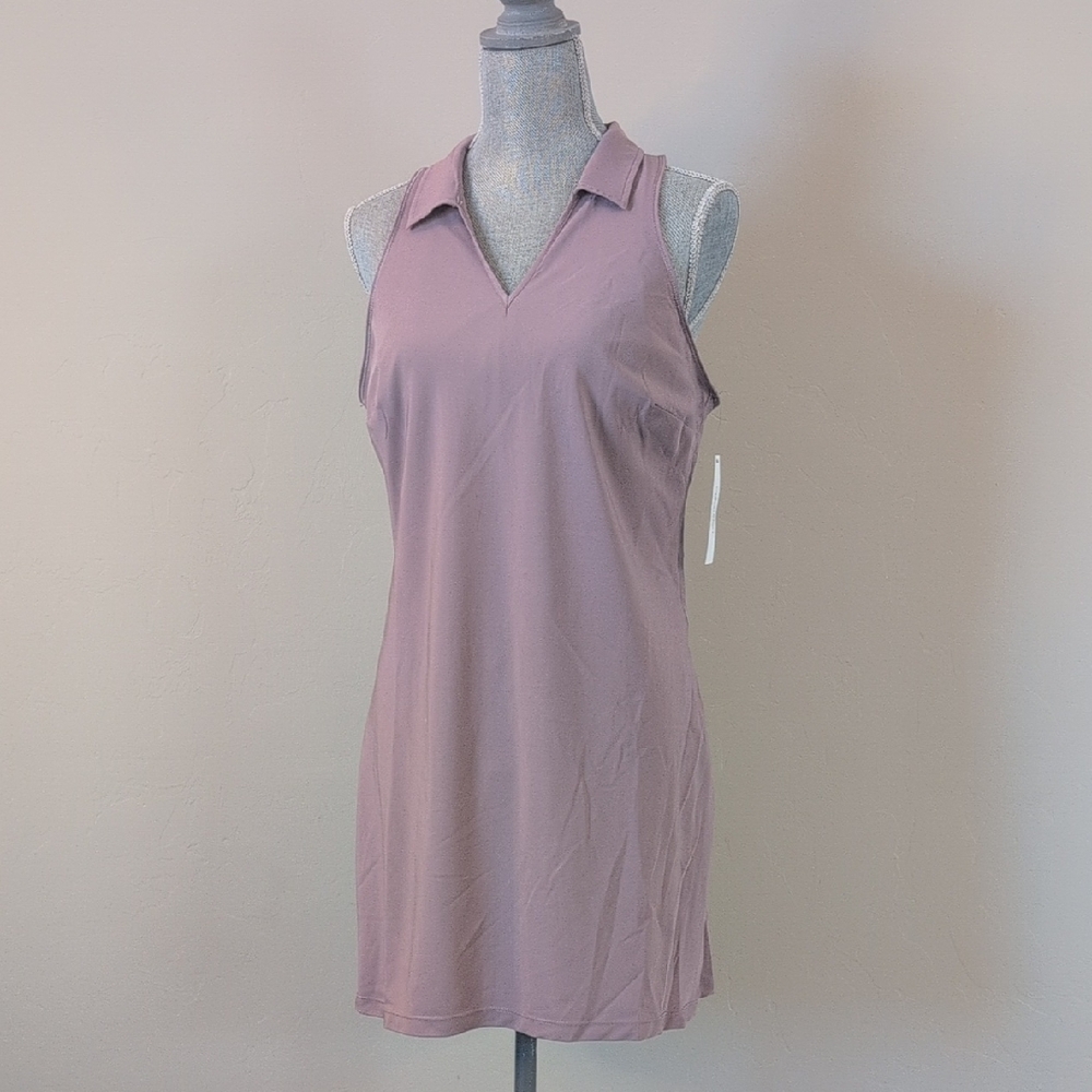 Calvin Klein Pink Sleeveless Polo Tank Top